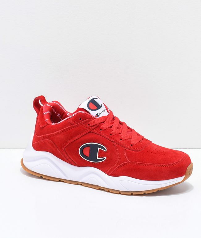womens red champion shoes